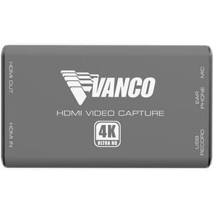 Vanco 4K HDMI to USB Video Capture Device w/Audio De & Embedding